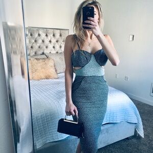 Jonathan Simkhai Cut Out Patterned Dress